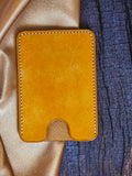 Ephem Nubuck Leather Minimalist Card Case