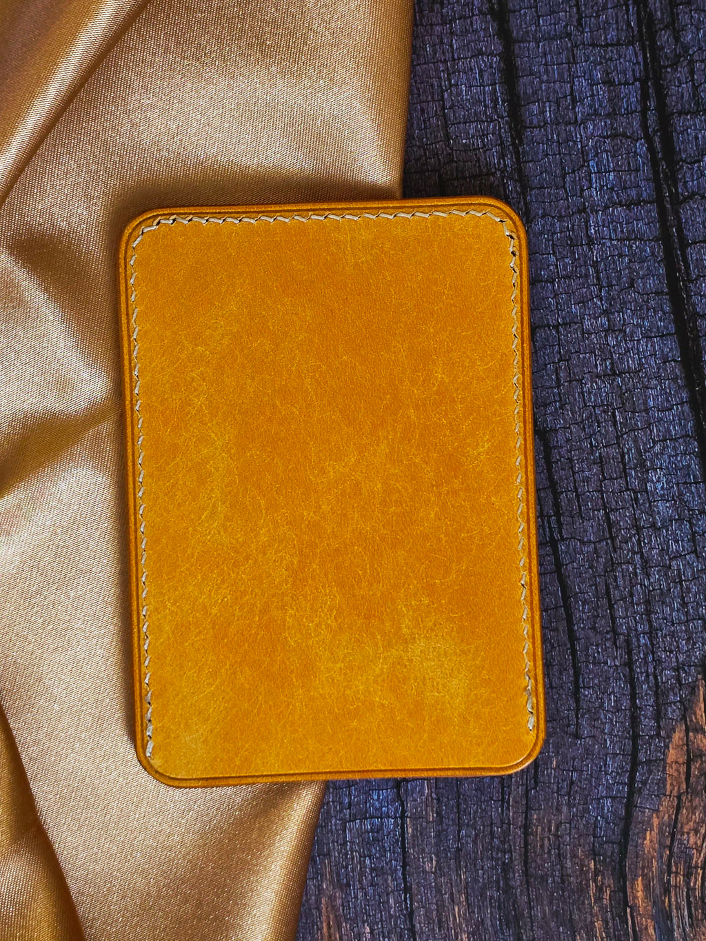 Ephem Nubuck Leather Minimalist Card Case
