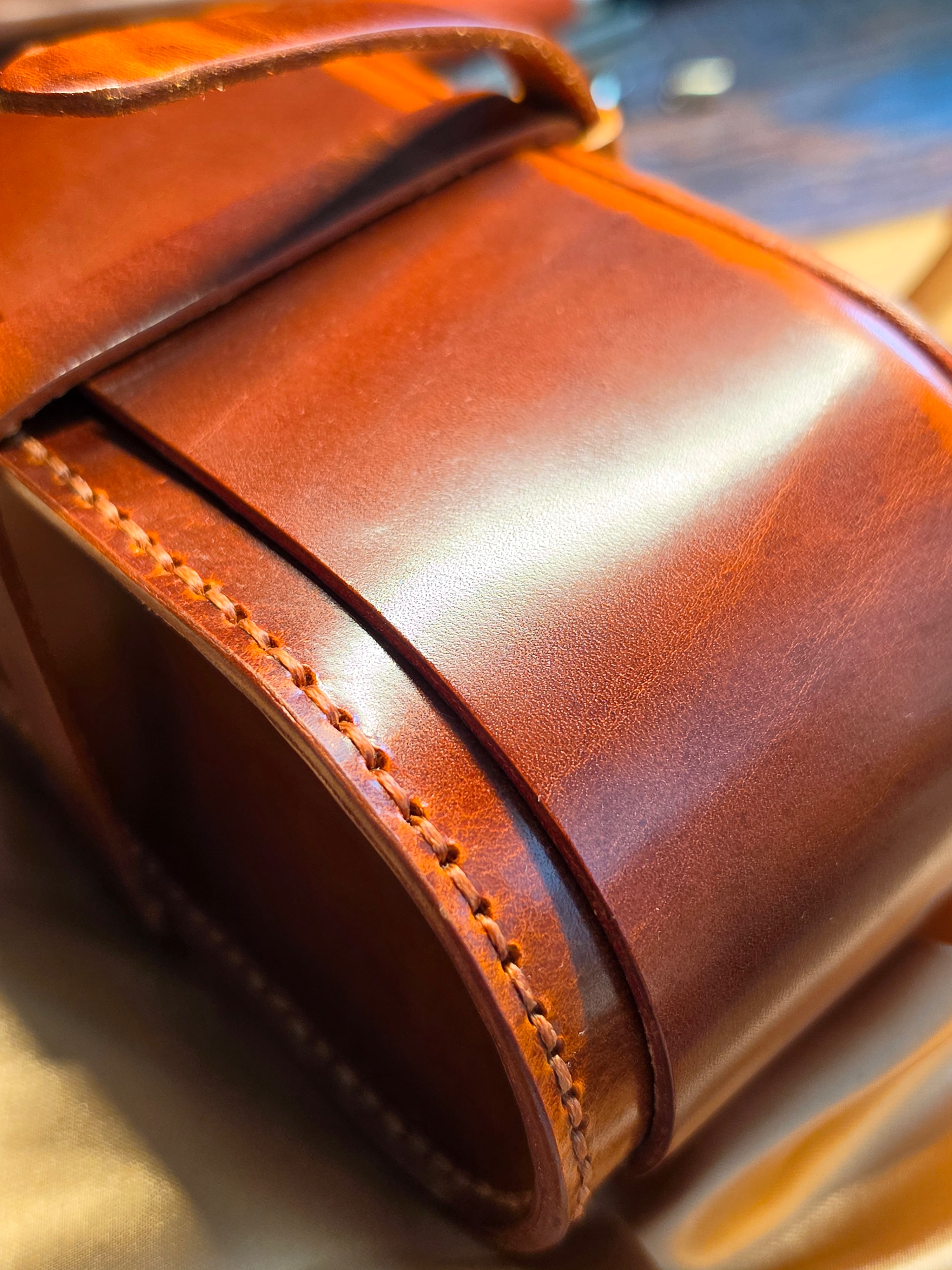 Ephem Cylinder Leather Travel Jewelry Box