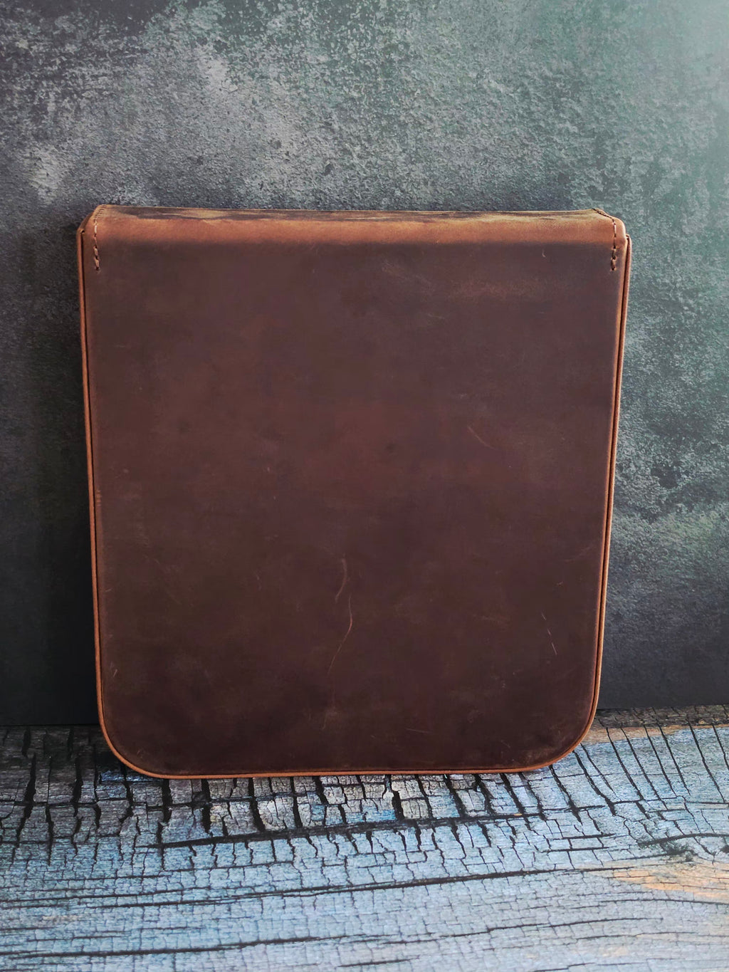 Ephem Vintage Crazy-Horse Leather Cigar Organizer Clutch